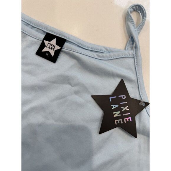 Pixie Lane NWT Simply Soft Swing Tank in Light Blue Size 14 - Picture 3 of 3